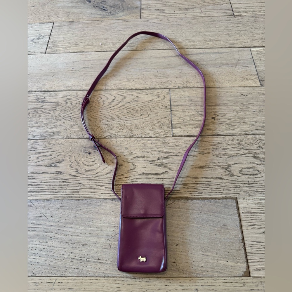 Radley London Purple Crossbody Bag with Dog Logo